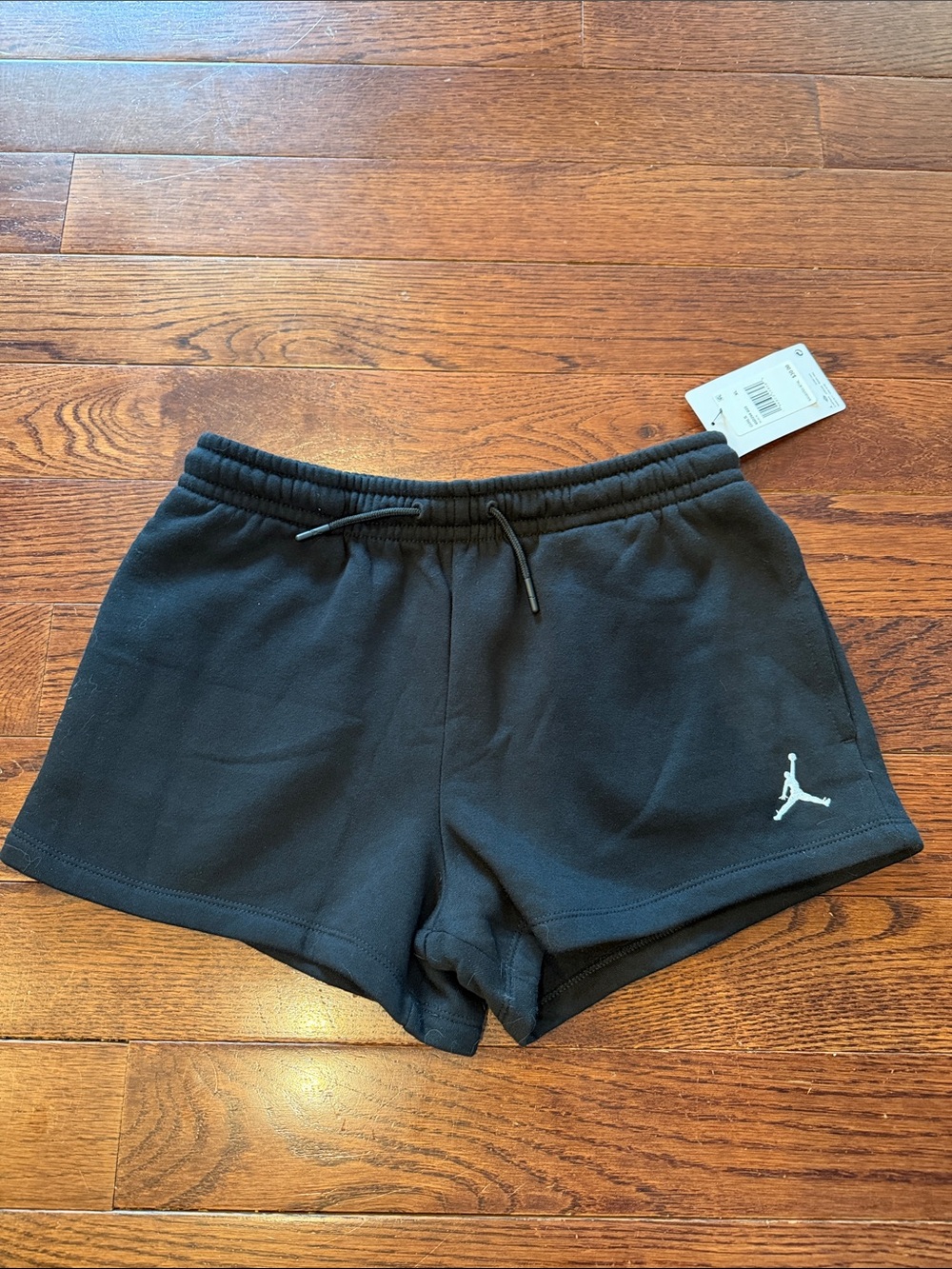 Brand New Jordan Black Girls Fleece Athletic Shorts with Jumpman size XL